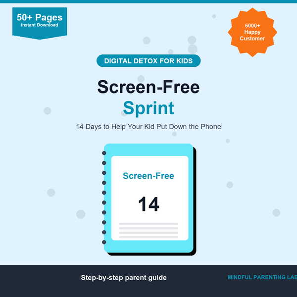 Screen-Free Sprint — 14 Days to Help Your Kid Put Down the Phone